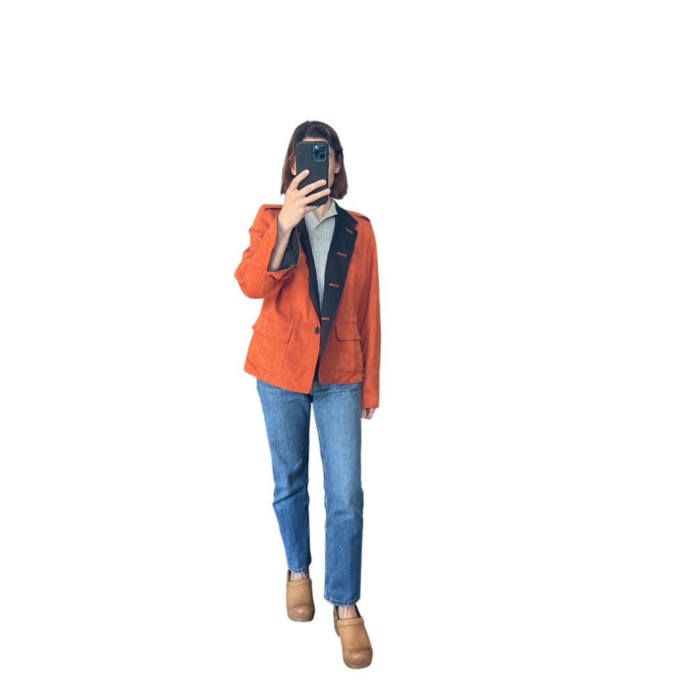 NWOT Reversible Women’s orange jacket as Medium